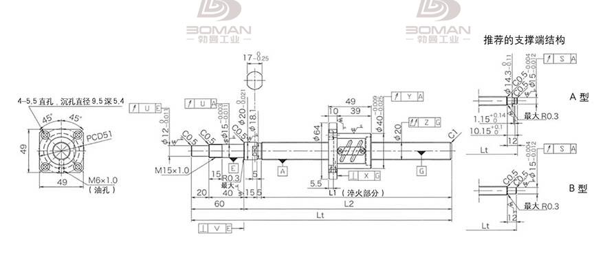 KURODA GP2004ES-AALR-1005B-C3S 回路数 黑田丝杆