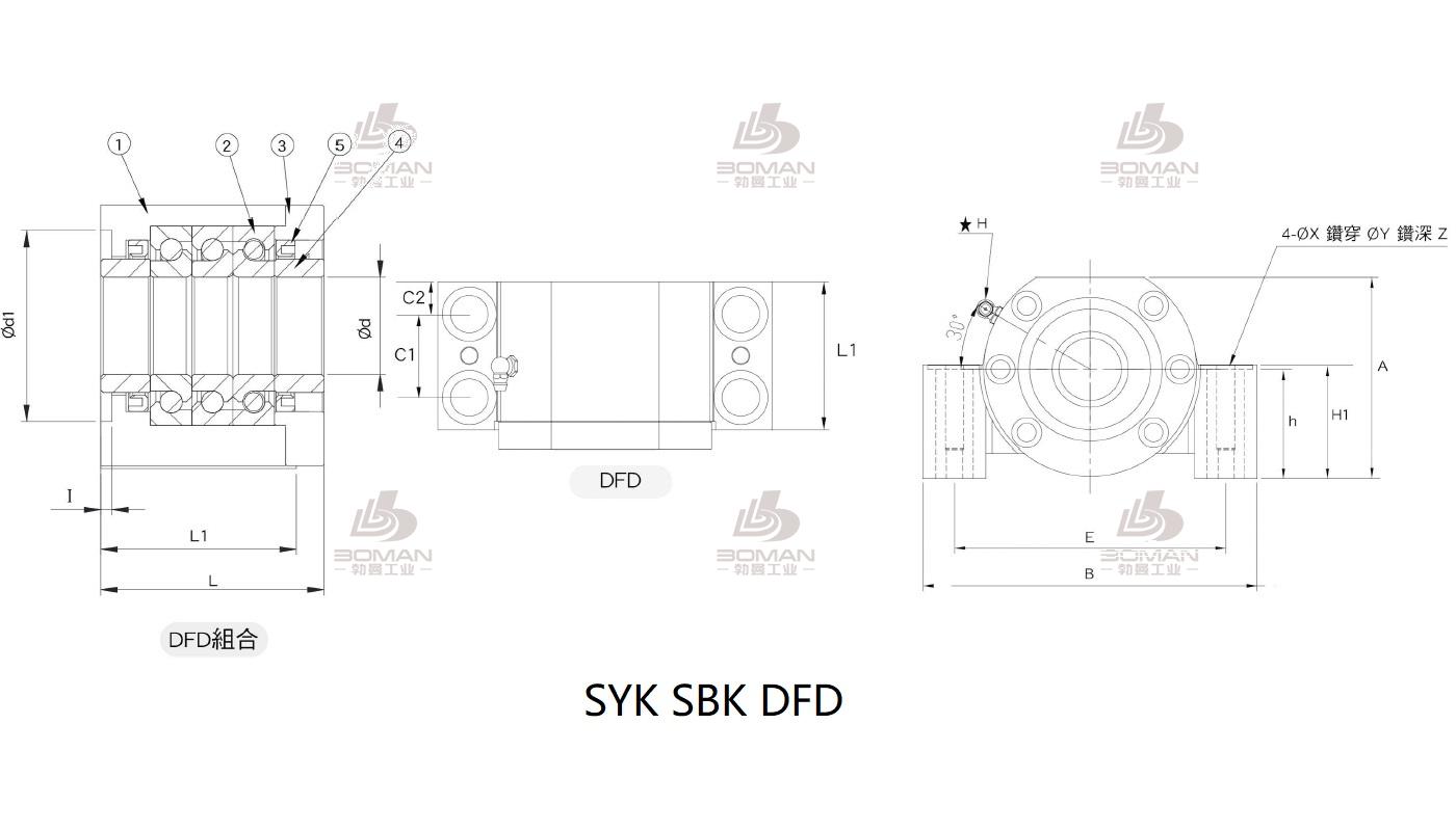 SYK MBH15-D syk品牌丝杆支撑座生产厂家